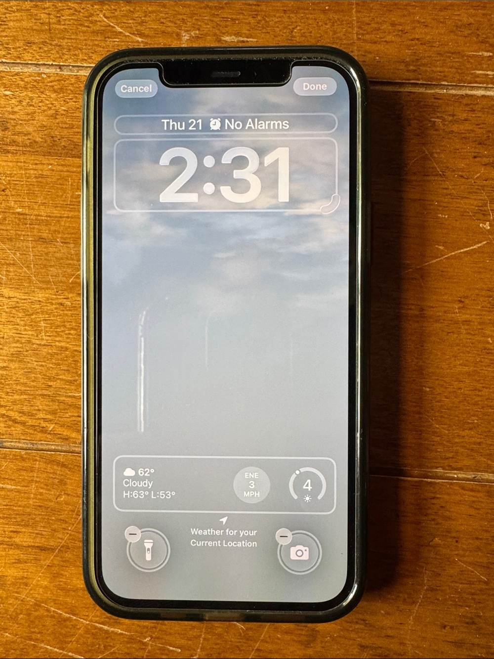 Apple iPhone 12 with Protective Case
